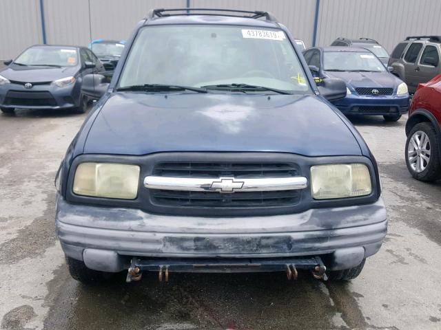 2CNBJ734336933525 - 2003 CHEVROLET TRACKER ZR BLUE photo 9