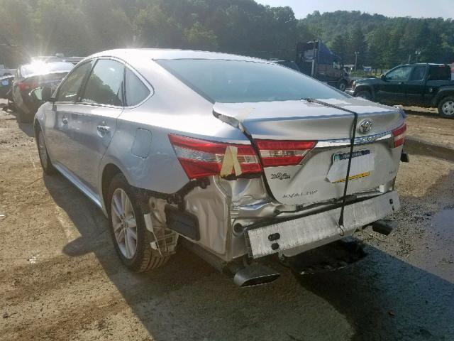 4T1BK1EB7DU058751 - 2013 TOYOTA AVALON BAS SILVER photo 3