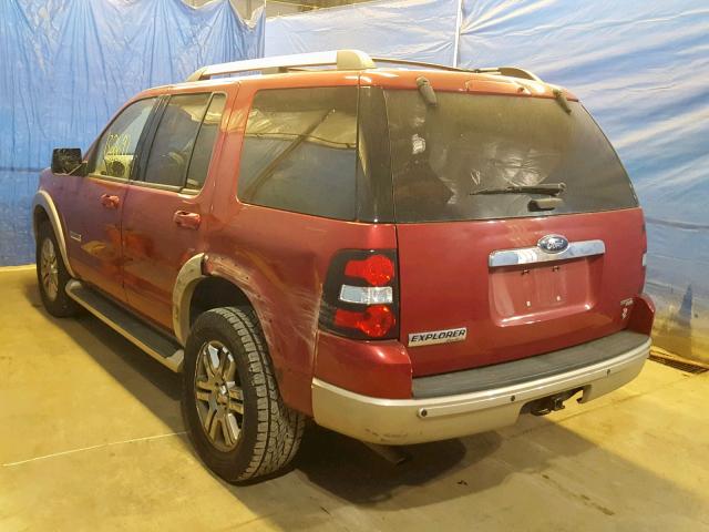 1FMEU74826UA27653 - 2006 FORD EXPLORER E RED photo 3