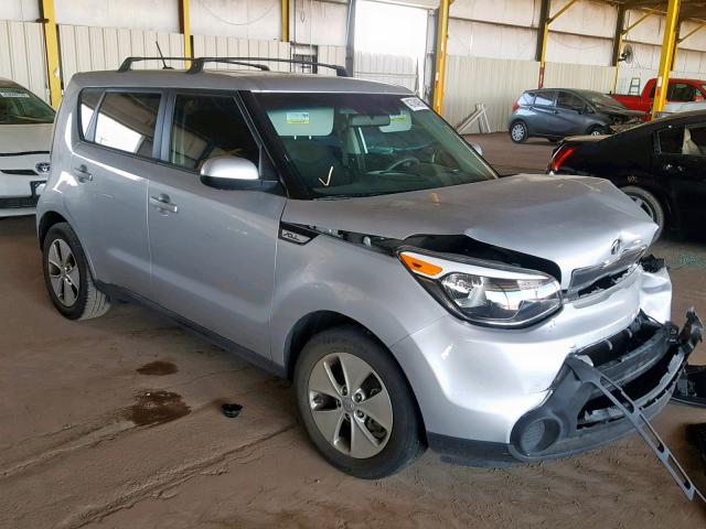 KNDJN2A20F7803568 - 2015 KIA SOUL SILVER photo 1