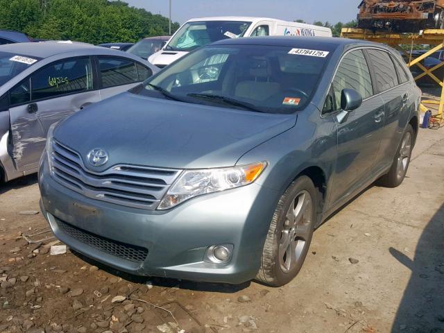 4T3BK3BB1BU058233 - 2011 TOYOTA VENZA GREEN photo 2