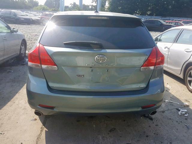 4T3BK3BB1BU058233 - 2011 TOYOTA VENZA GREEN photo 9