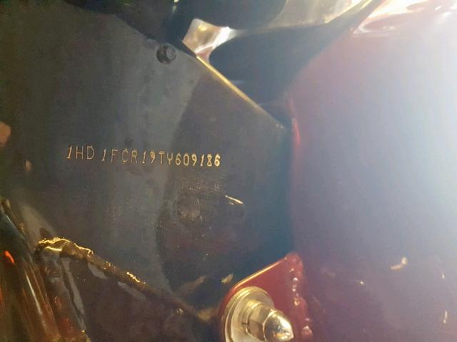 1HD1FCR19TY609186 - 1996 HARLEY-DAVIDSON FLHTCUI MAROON photo 10