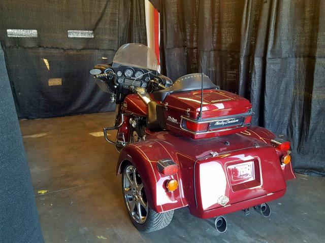 1HD1FCR19TY609186 - 1996 HARLEY-DAVIDSON FLHTCUI MAROON photo 3