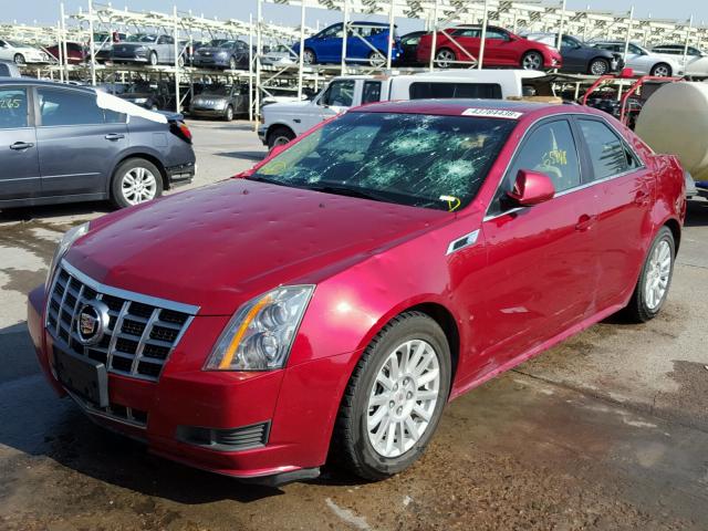 1G6DG5E56C0147557 - 2012 CADILLAC CTS LUXURY RED photo 2