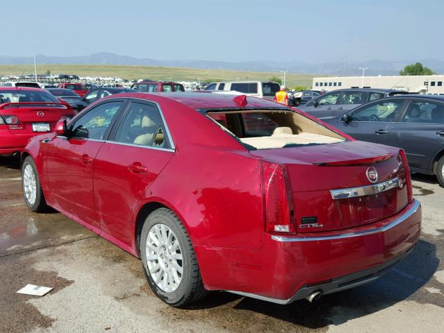 1G6DG5E56C0147557 - 2012 CADILLAC CTS LUXURY RED photo 3