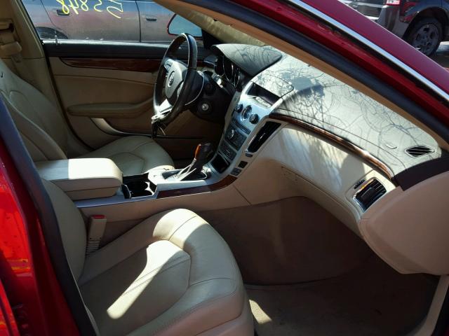 1G6DG5E56C0147557 - 2012 CADILLAC CTS LUXURY RED photo 5