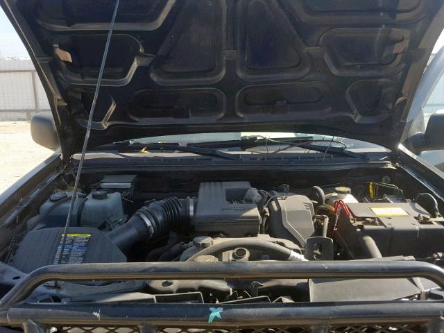 1GCDT39E788213744 - 2008 CHEVROLET COLORADO L BLACK photo 7