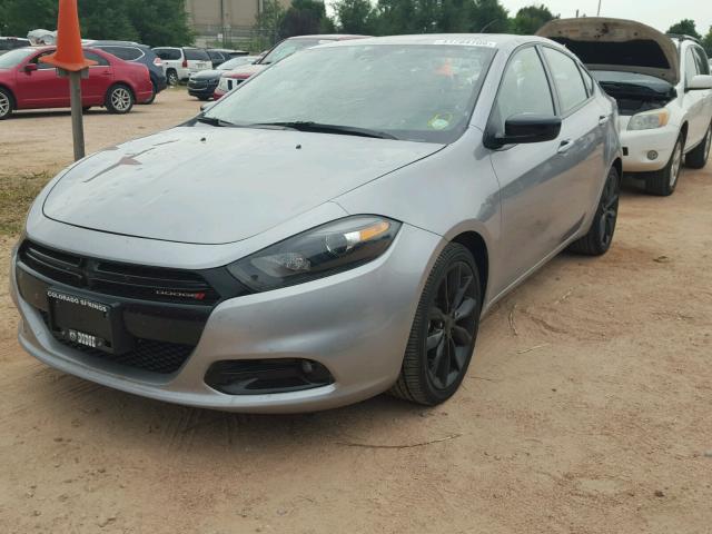 1C3CDFFA3GD803249 - 2016 DODGE DART SXT S SILVER photo 2