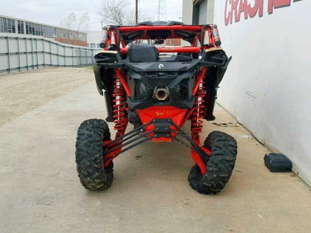 3JBVNAW49JK003693 - 2018 CAN-AM MAVERICK X ORANGE photo 7