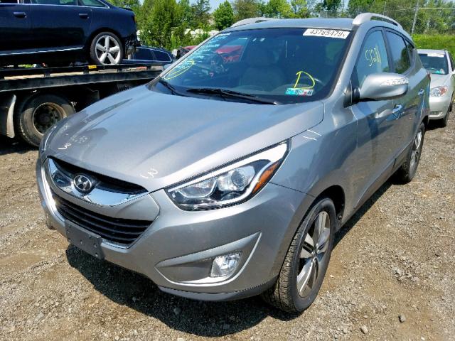 KM8JUCAG6FU115589 - 2015 HYUNDAI TUCSON LIM GRAY photo 2