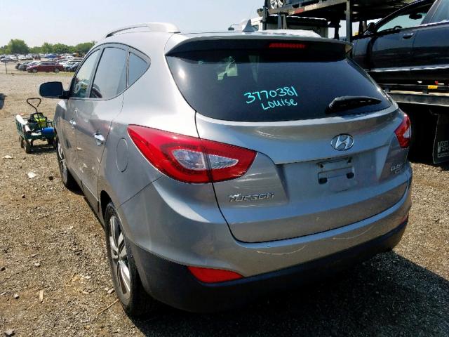 KM8JUCAG6FU115589 - 2015 HYUNDAI TUCSON LIM GRAY photo 3