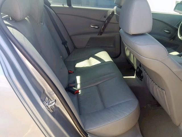 WBANA53525B860921 - 2005 BMW 525 I GRAY photo 6