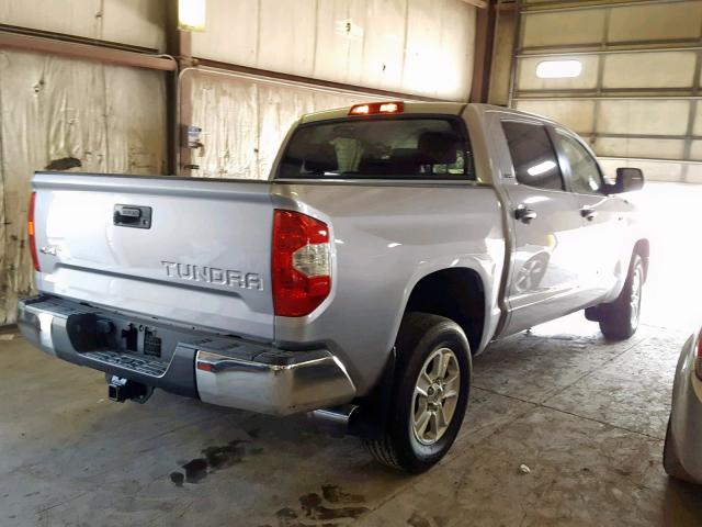 5TFDW5F11HX643053 - 2017 TOYOTA TUNDRA CRE SILVER photo 4