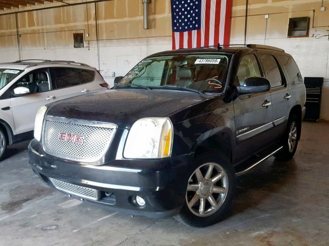 1GKFK63817J262790 - 2007 GMC YUKON DENA BLACK photo 2