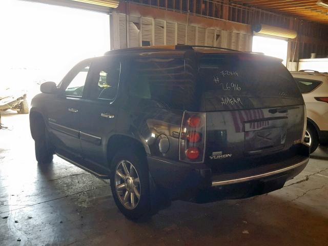 1GKFK63817J262790 - 2007 GMC YUKON DENA BLACK photo 3