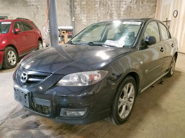 JM1BK323571671096 - 2007 MAZDA 3 S BLACK photo 2