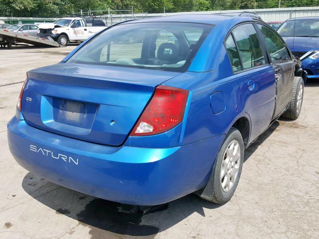 1G8AJ52F73Z171757 - 2003 SATURN ION LEVEL BLUE photo 4