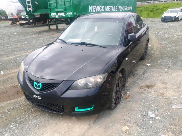 JM1BK32F081858323 - 2008 MAZDA 3 I BLACK photo 2