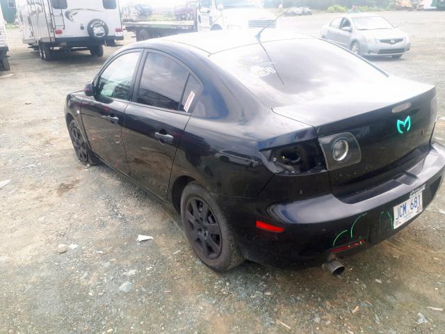 JM1BK32F081858323 - 2008 MAZDA 3 I BLACK photo 3