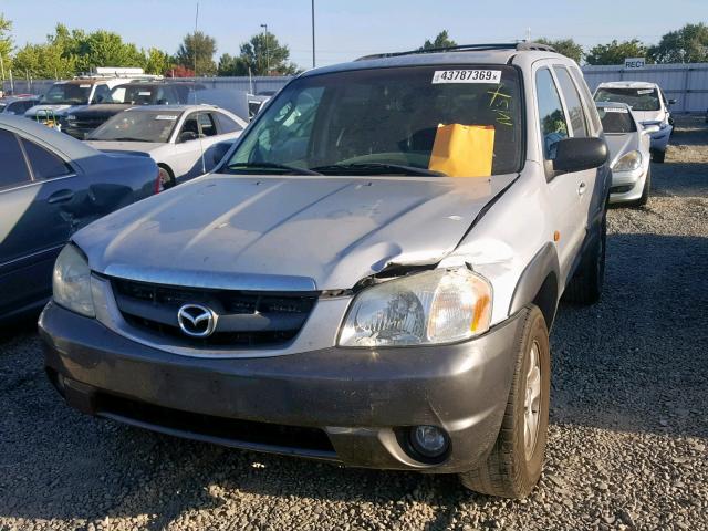 4F2CZ96174KM24762 - 2004 MAZDA TRIBUTE ES 灰色 照片 2