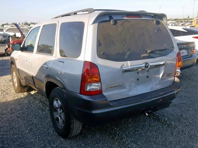 4F2CZ96174KM24762 - 2004 MAZDA TRIBUTE ES 灰色 照片 3