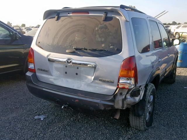 4F2CZ96174KM24762 - 2004 MAZDA TRIBUTE ES 灰色 照片 4