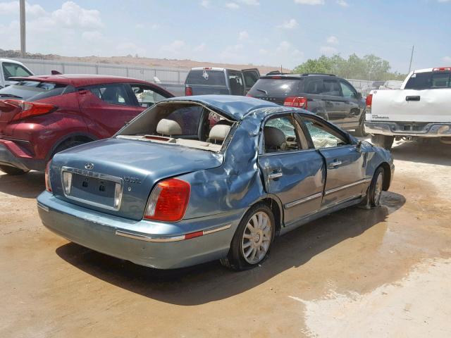 KMHFU45E85A376842 - 2005 HYUNDAI XG 350 BLUE photo 4