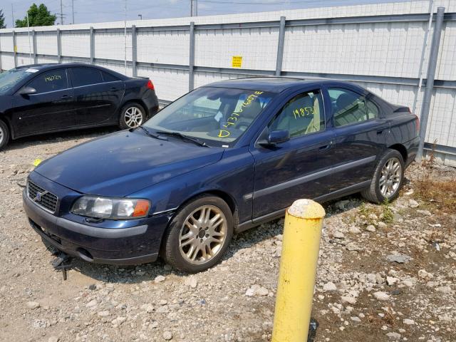 YV1RS53D642324992 - 2004 VOLVO S60 T5 SILVER photo 2