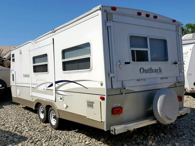 4YDT25R214G906709 - 2004 KEYSTONE OUTBACK WHITE photo 3