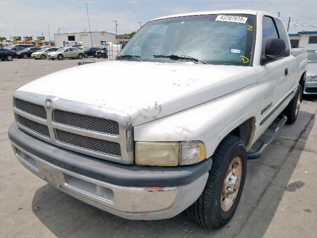 3B7KC23Z91G202063 - 2001 DODGE RAM 2500 WHITE photo 2