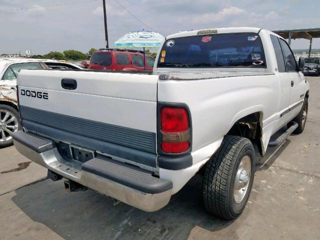 3B7KC23Z91G202063 - 2001 DODGE RAM 2500 WHITE photo 4