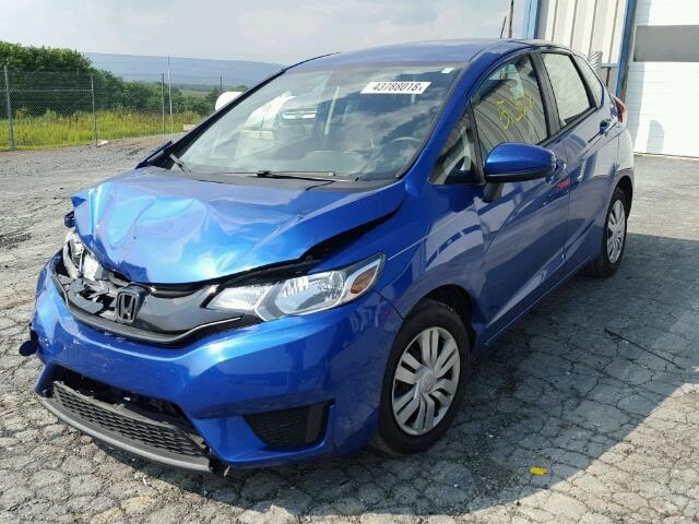 JHMGK5H57GX027671 - 2016 HONDA FIT LX BLUE photo 2