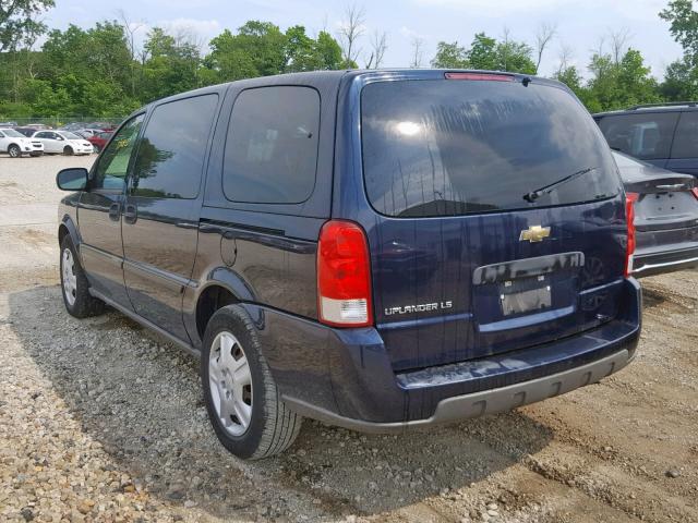 1GNDV23137D101823 - 2007 CHEVROLET UPLANDER L BLUE photo 3