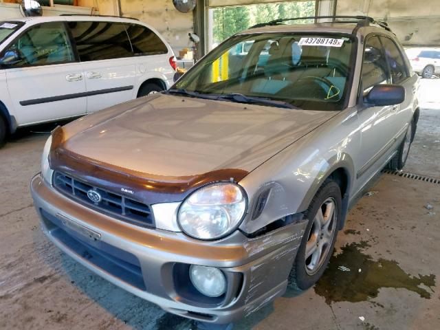 JF1GG68522H826159 - 2002 SUBARU IMPREZA OU SILVER photo 2