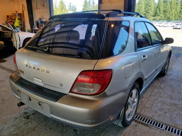 JF1GG68522H826159 - 2002 SUBARU IMPREZA OU SILVER photo 4