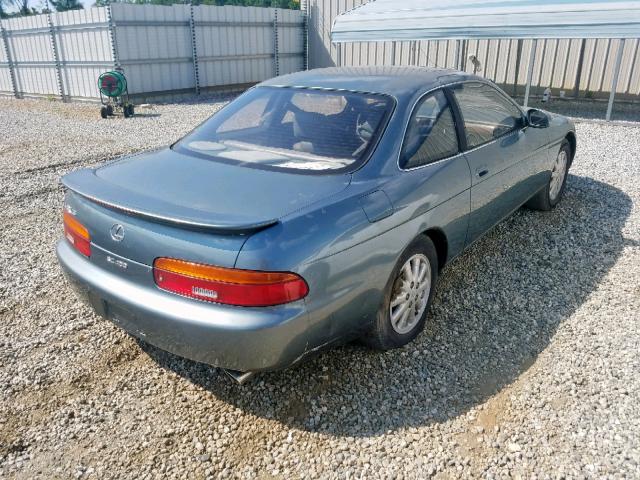 JT8UZ30C4N0016923 - 1992 LEXUS SC 400 BLUE photo 4