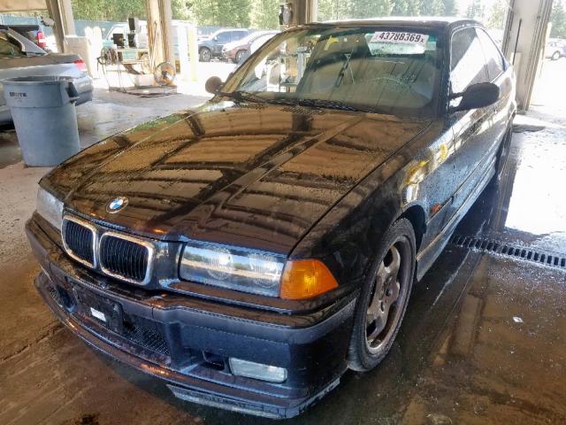 WBSBG9325VEY76135 - 1997 BMW M3 BLACK photo 2