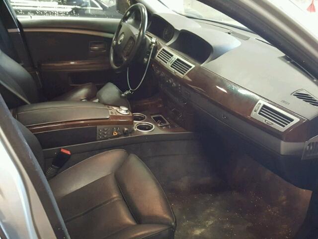 WBAGN63484DS50728 - 2004 BMW 745 LI SILVER photo 5