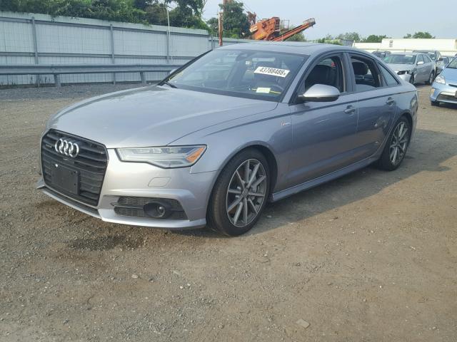 WAUFGAFC4GN129608 - 2016 AUDI A6 PREMIUM GRAY photo 2