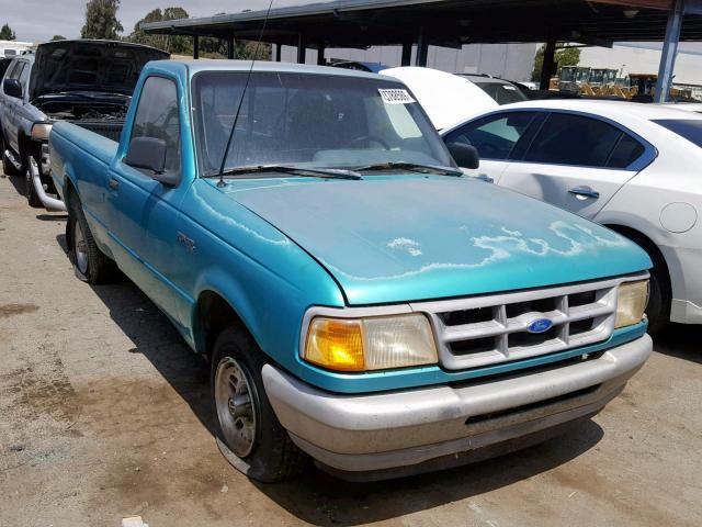 1FTCR10UXPPA15182 - 1993 FORD RANGER GREEN photo 1