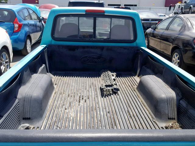 1FTCR10UXPPA15182 - 1993 FORD RANGER GREEN photo 6