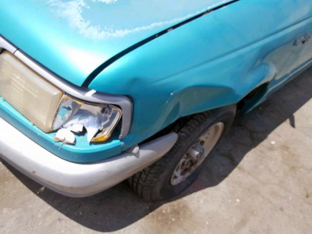 1FTCR10UXPPA15182 - 1993 FORD RANGER GREEN photo 9