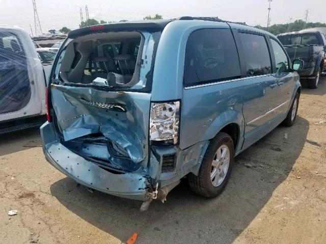 2A4RR5D13AR233479 - 2010 CHRYSLER TOWN & COU BLUE photo 4