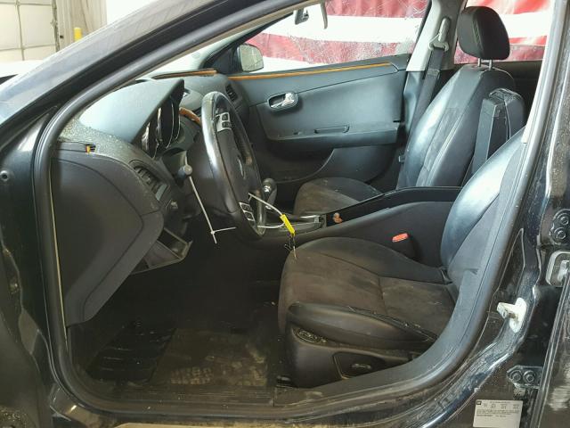 1G1ZJ57779F169360 - 2009 CHEVROLET MALIBU 2LT BLACK photo 5