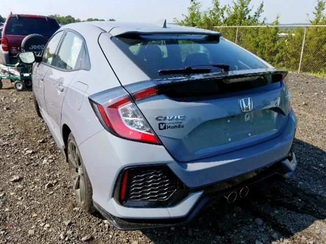 SHHFK7H46KU414584 - 2019 HONDA CIVIC SPOR BLUE photo 3