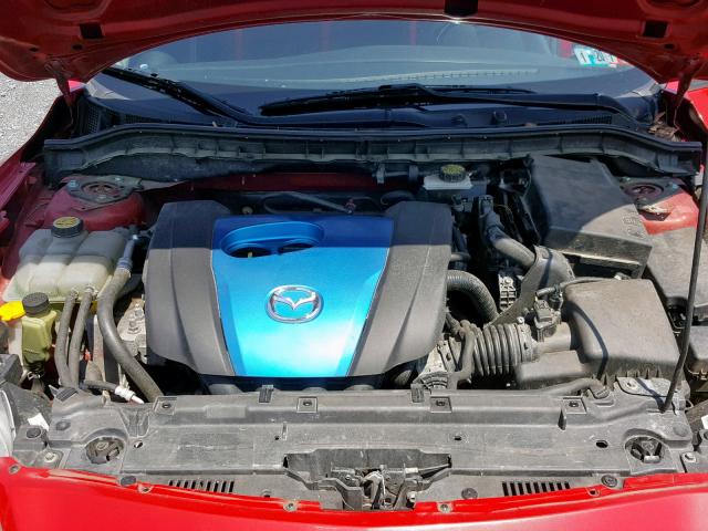 JM1BL1VP6D1789296 - 2013 MAZDA 3 I RED photo 7