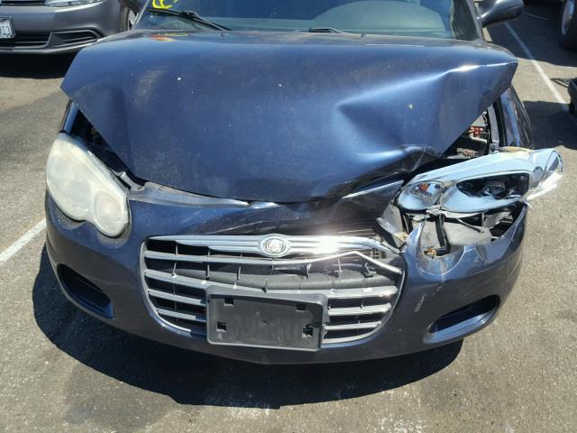 1C3EL45X84N398467 - 2004 CHRYSLER SEBRING LX BLUE photo 9