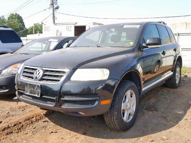 WVGBC67L84D005928 - 2004 VOLKSWAGEN TOUAREG 3. BLACK photo 2