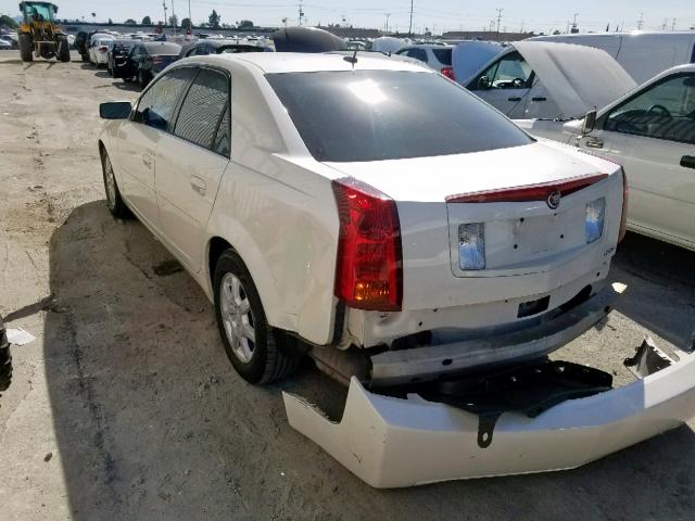 1G6DP577160166391 - 2006 CADILLAC CTS HI FEA WHITE photo 3